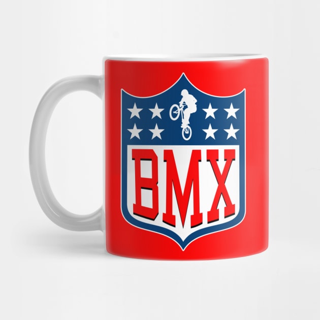 BMX x NFL Logo by Hucker Apparel